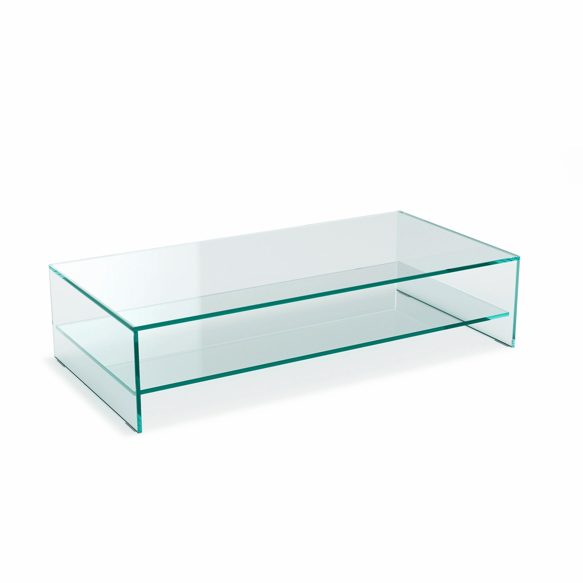 crystal glass coffee table