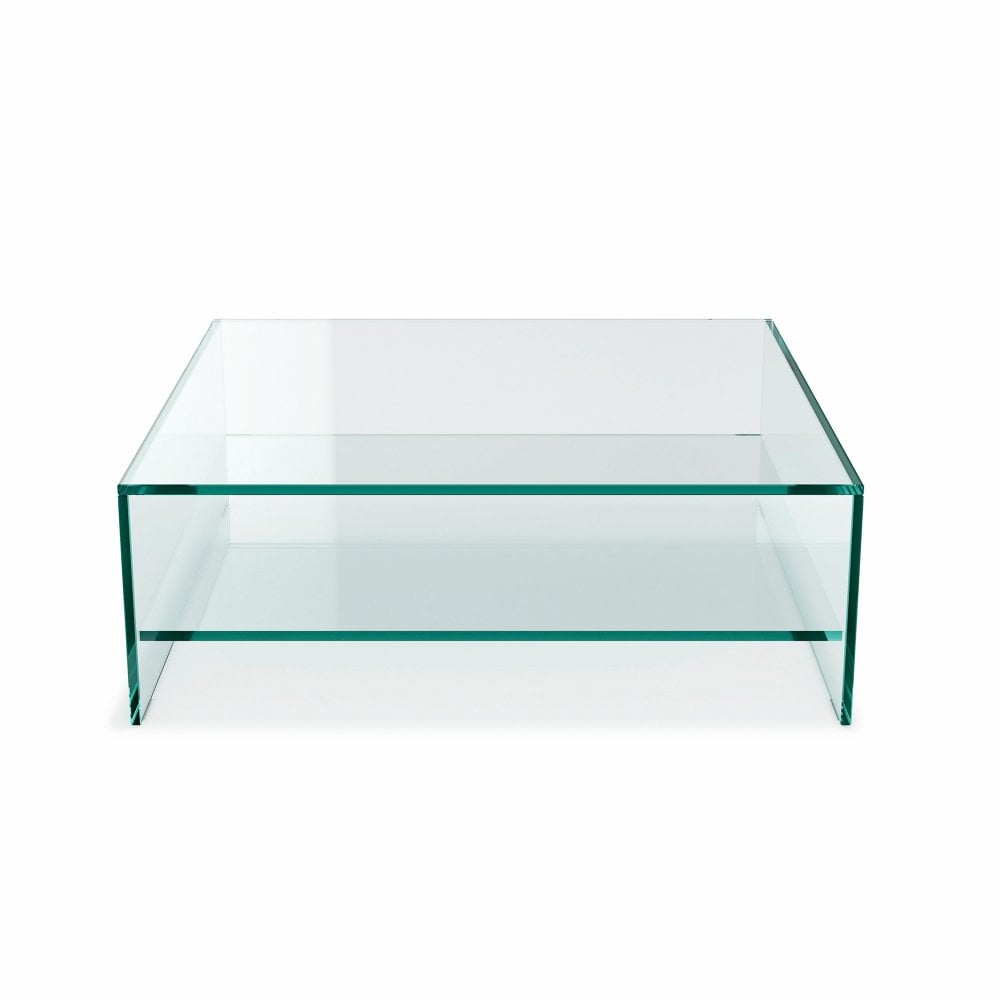 crystal glass coffee table