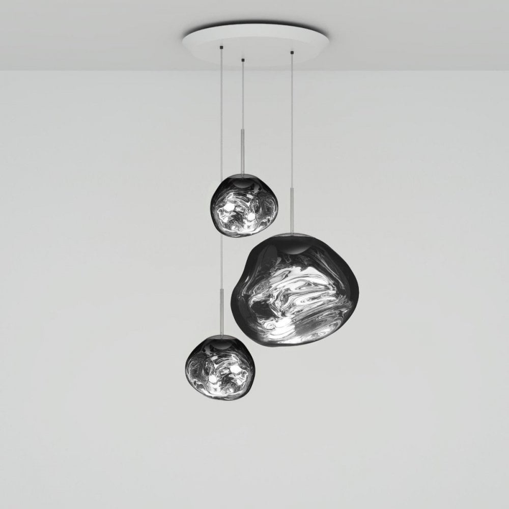 Melt LED Trio Round Pendant System