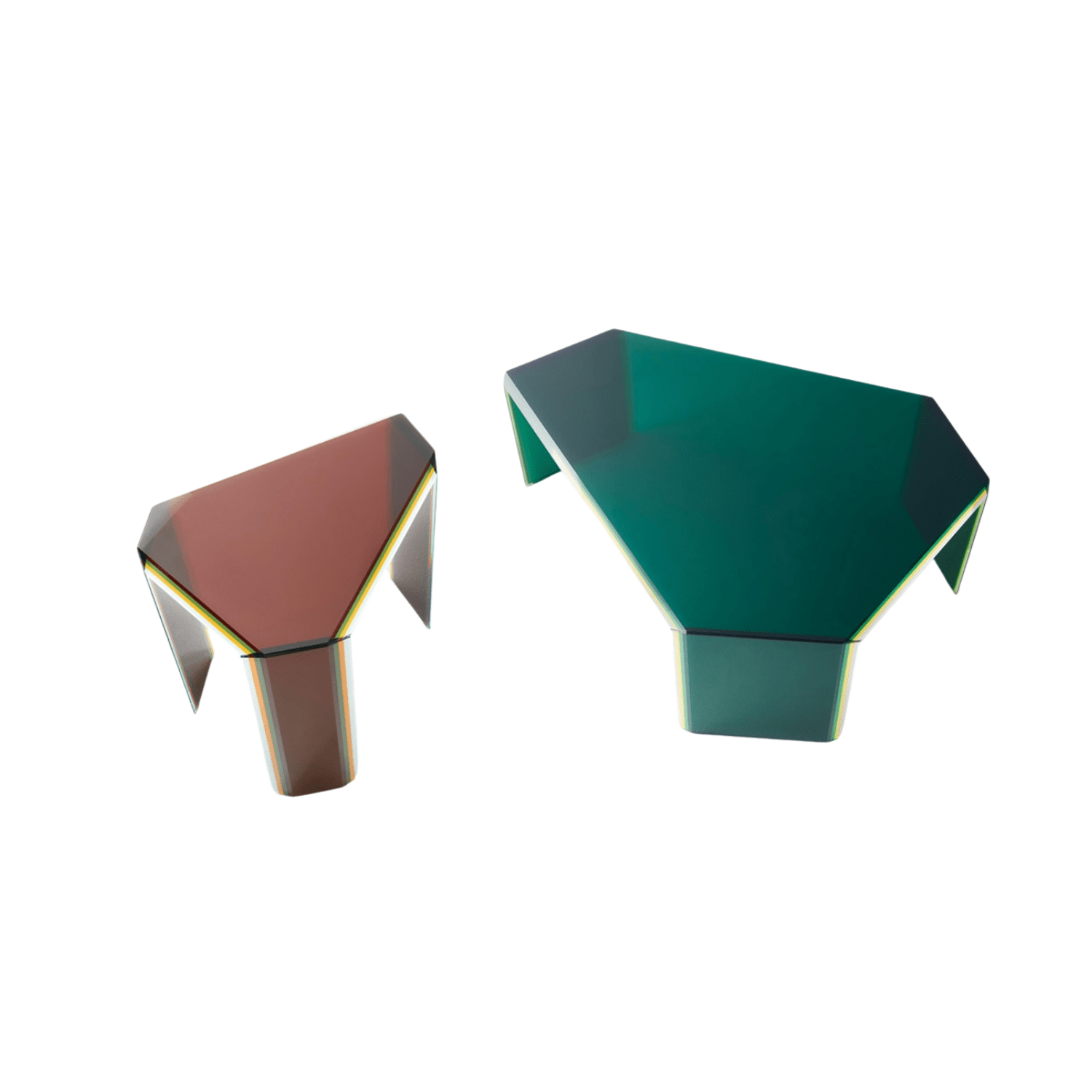 Glas Italia Bisel Glass Coffee Table